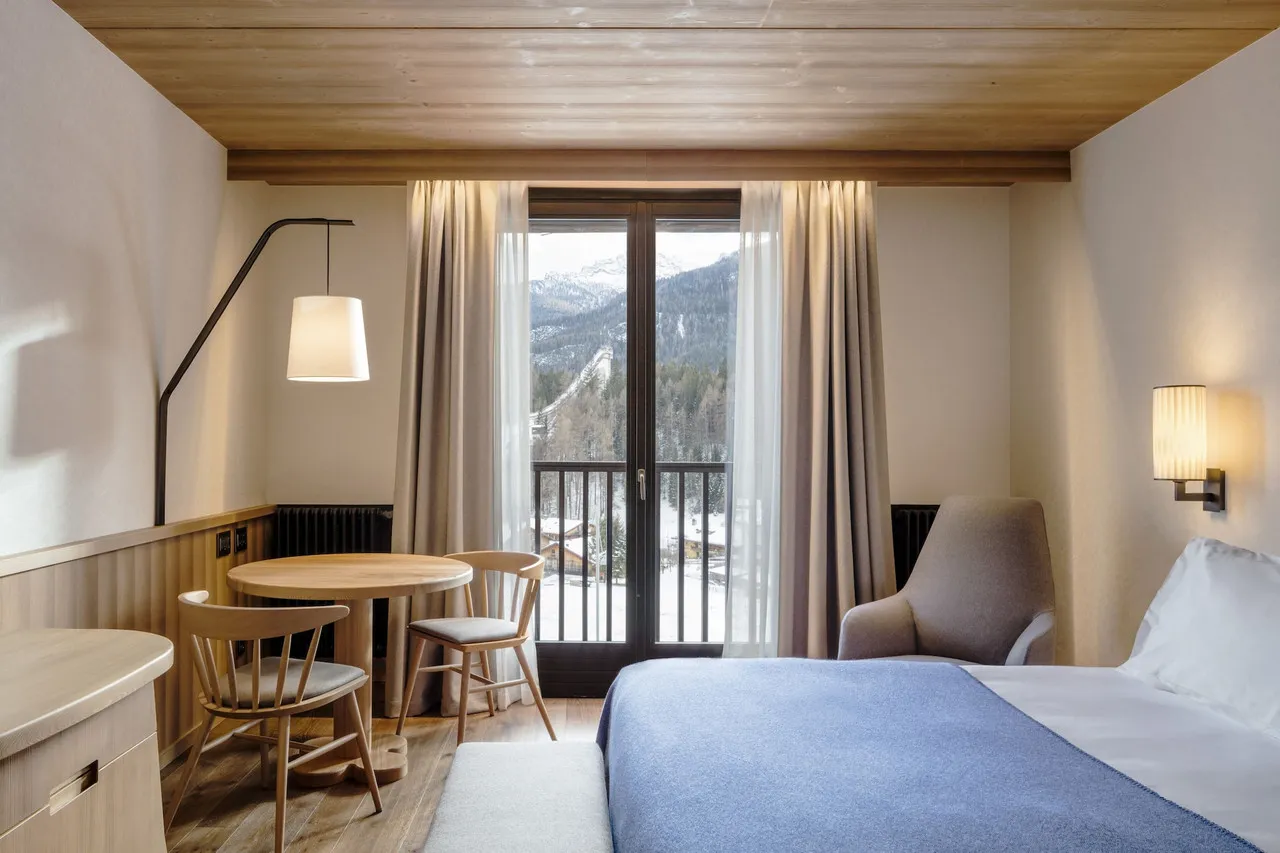 Faloria Mountain Spa Resort — rooms and atmosphere