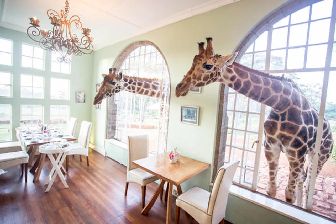 Giraffe Manor — rooms and atmosphere