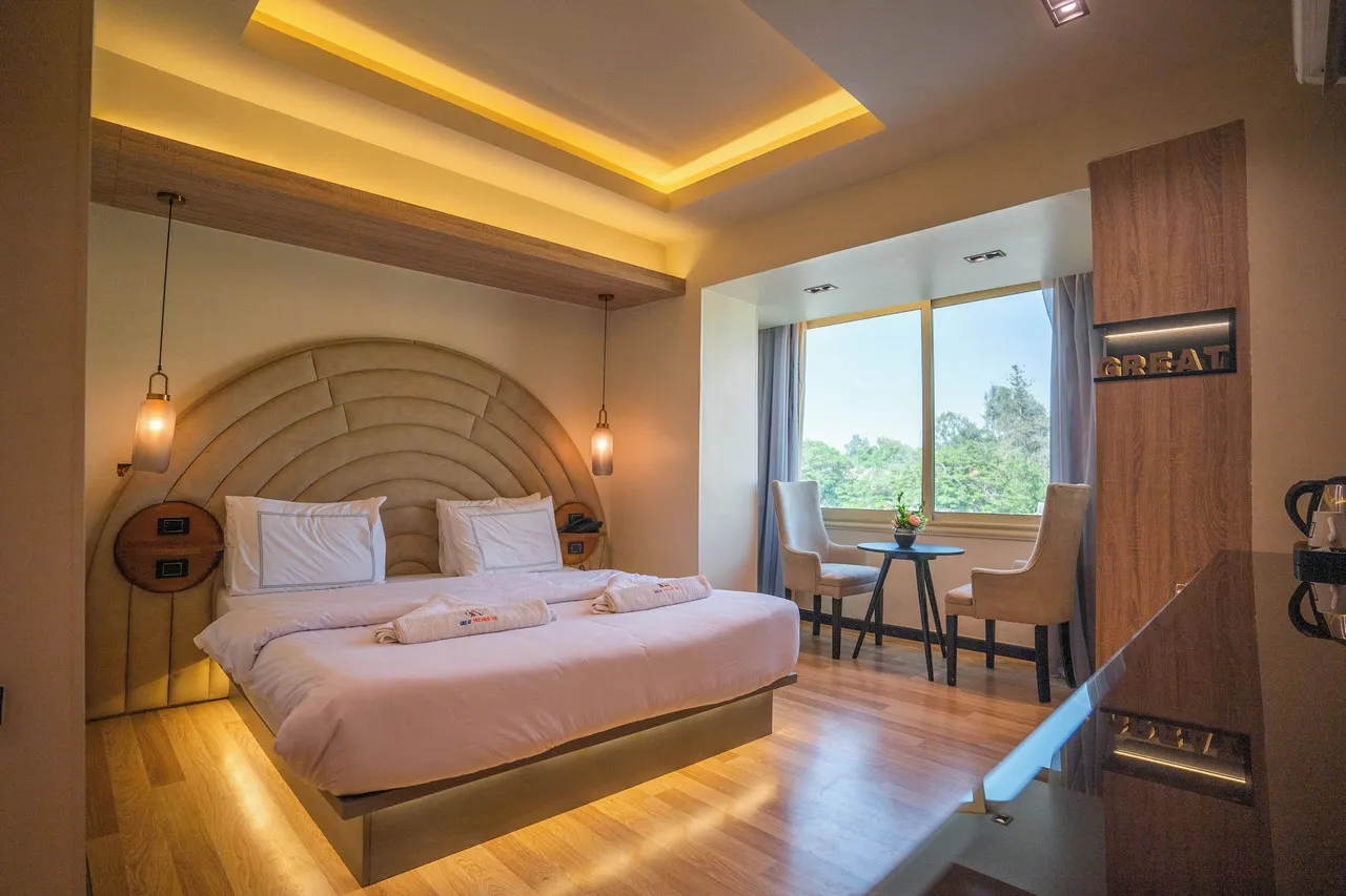 Great Pyramid Inn — rooms and atmosphere
