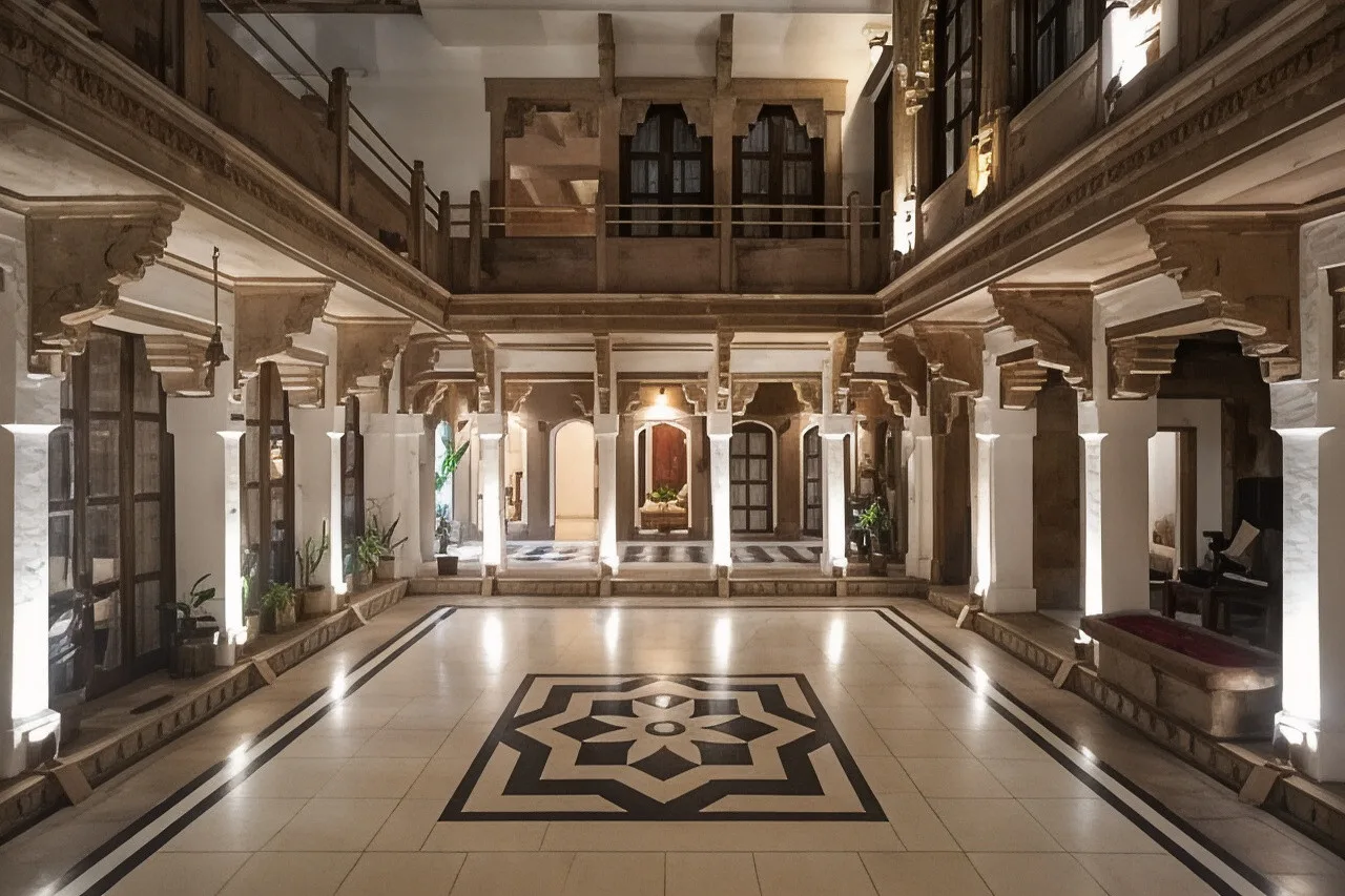 Guleria Kothi at Ganges — ภาพห้องพักและบรรยากาศ