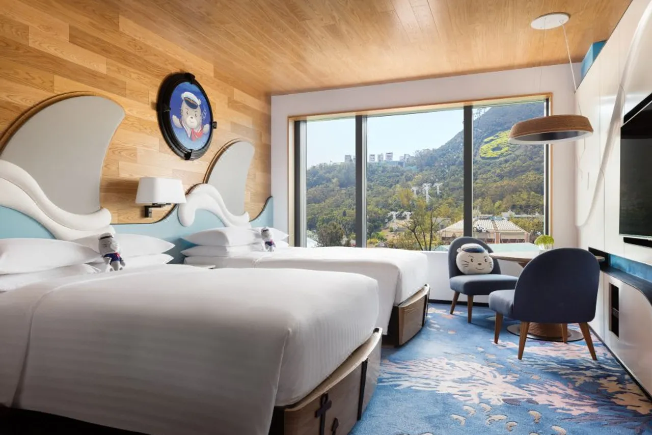 Hong Kong Ocean Park Marriott Hotel — ภาพห้องพักและบรรยากาศ