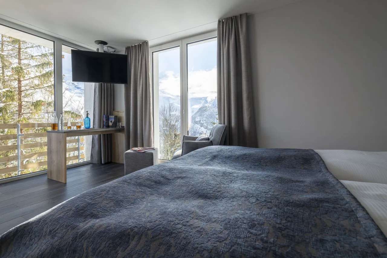 Hotel Edelweiss Mürren — ภาพห้องพักและบรรยากาศ