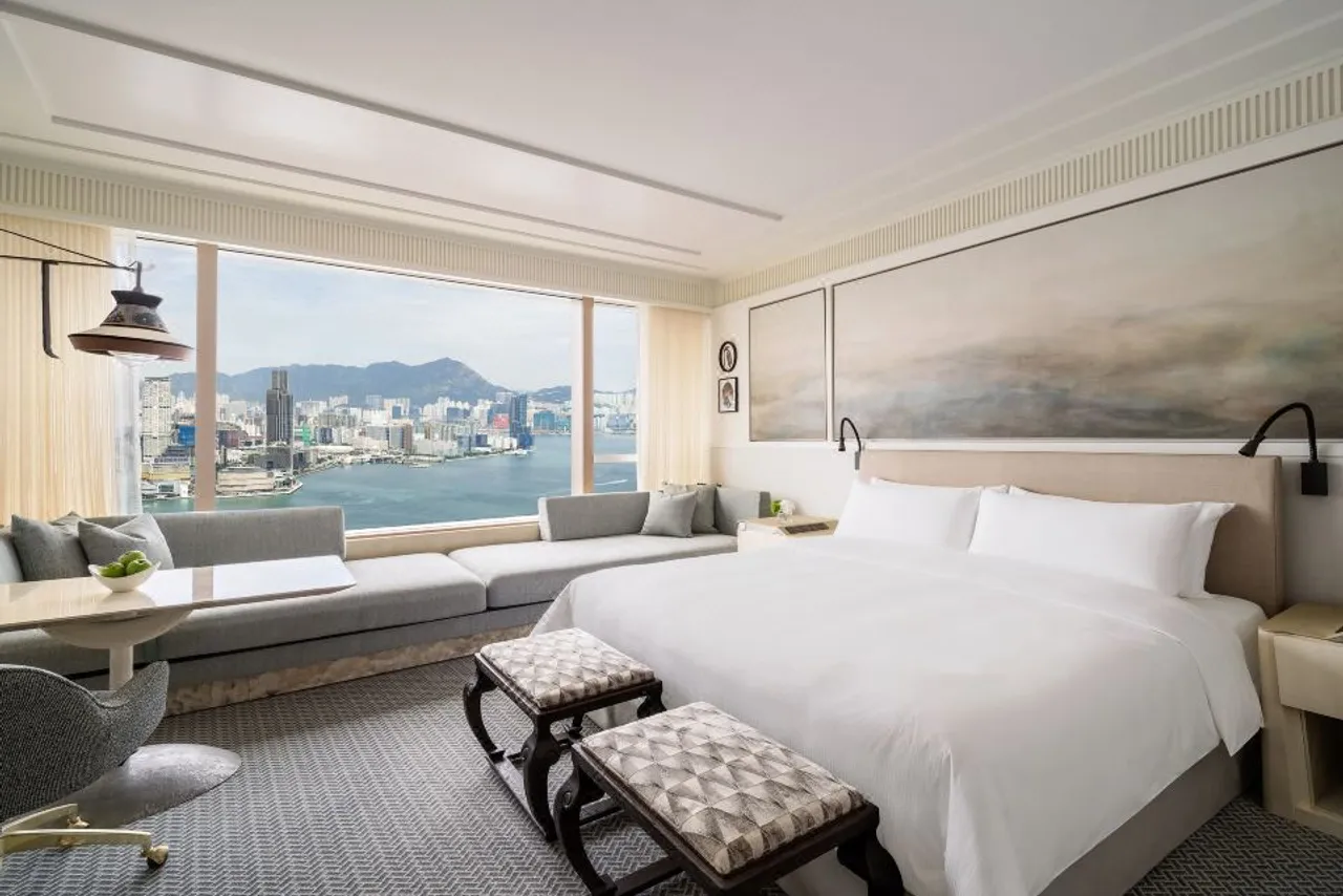 Island Shangri-La, Hong Kong — ภาพห้องพักและบรรยากาศ