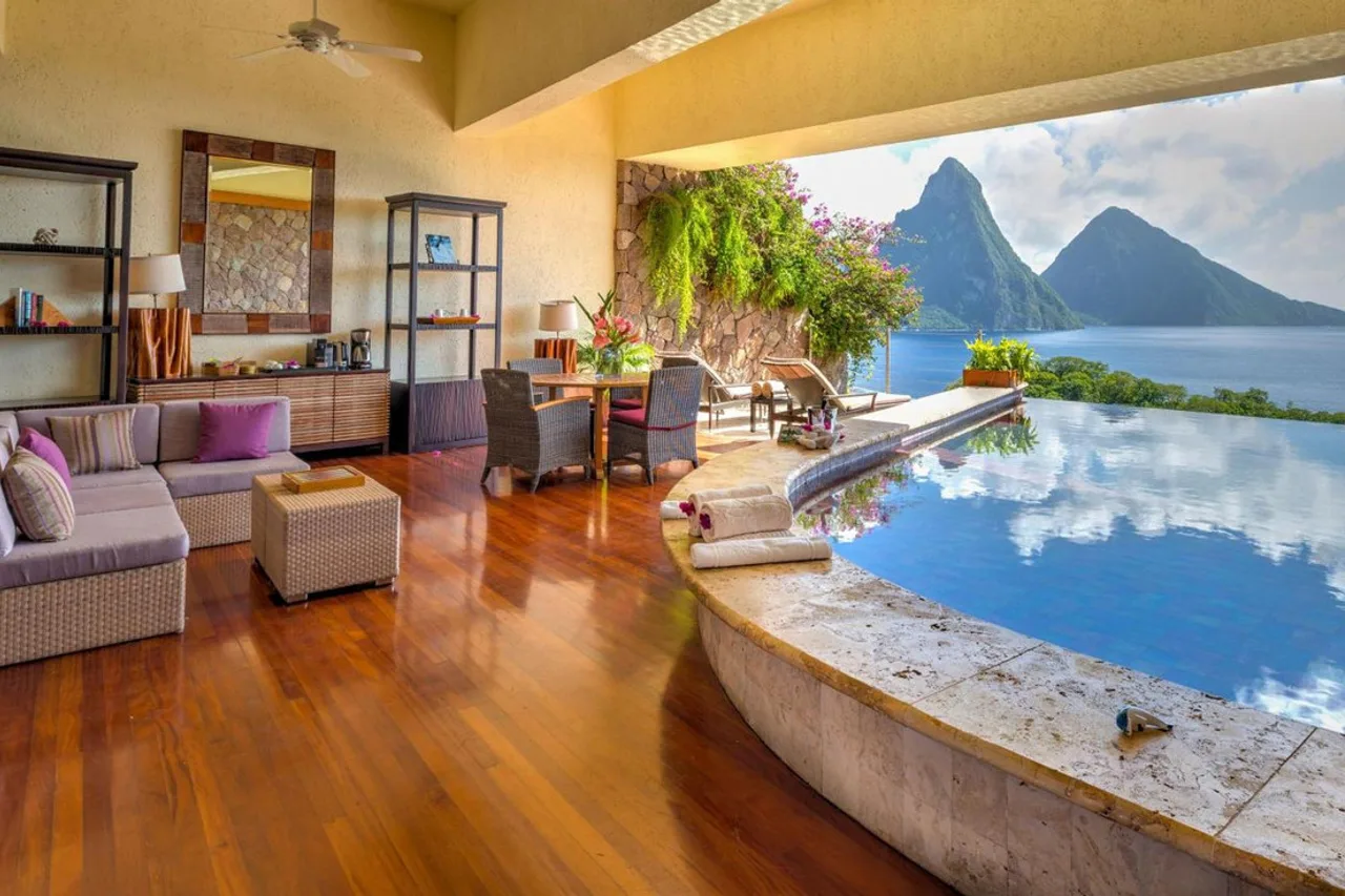 Jade Mountain Resort — ภาพห้องพักและบรรยากาศ