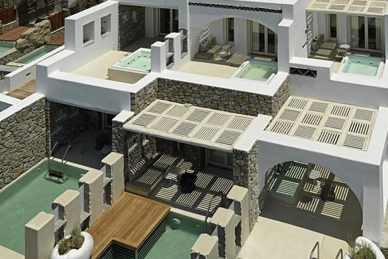 Kove Mykonos (formerly Kensho Ornos), a Myconian Collection Hotel — rooms and atmosphere