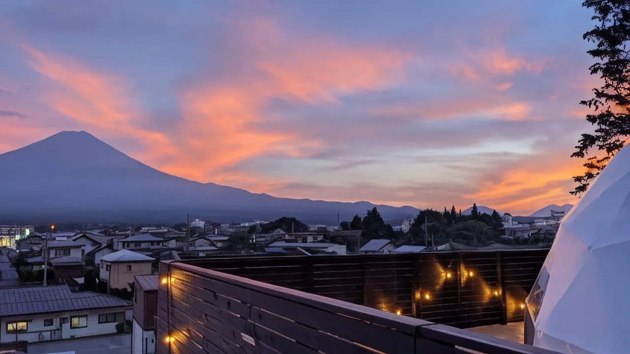 Mount Fuji Panorama Glamping — rooms and atmosphere