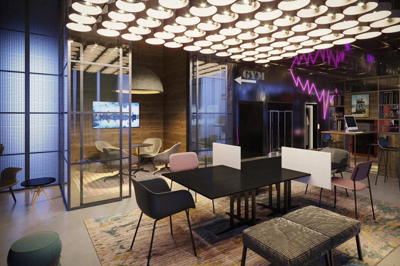 Moxy Kaunas Center — ภาพห้องพักและบรรยากาศ