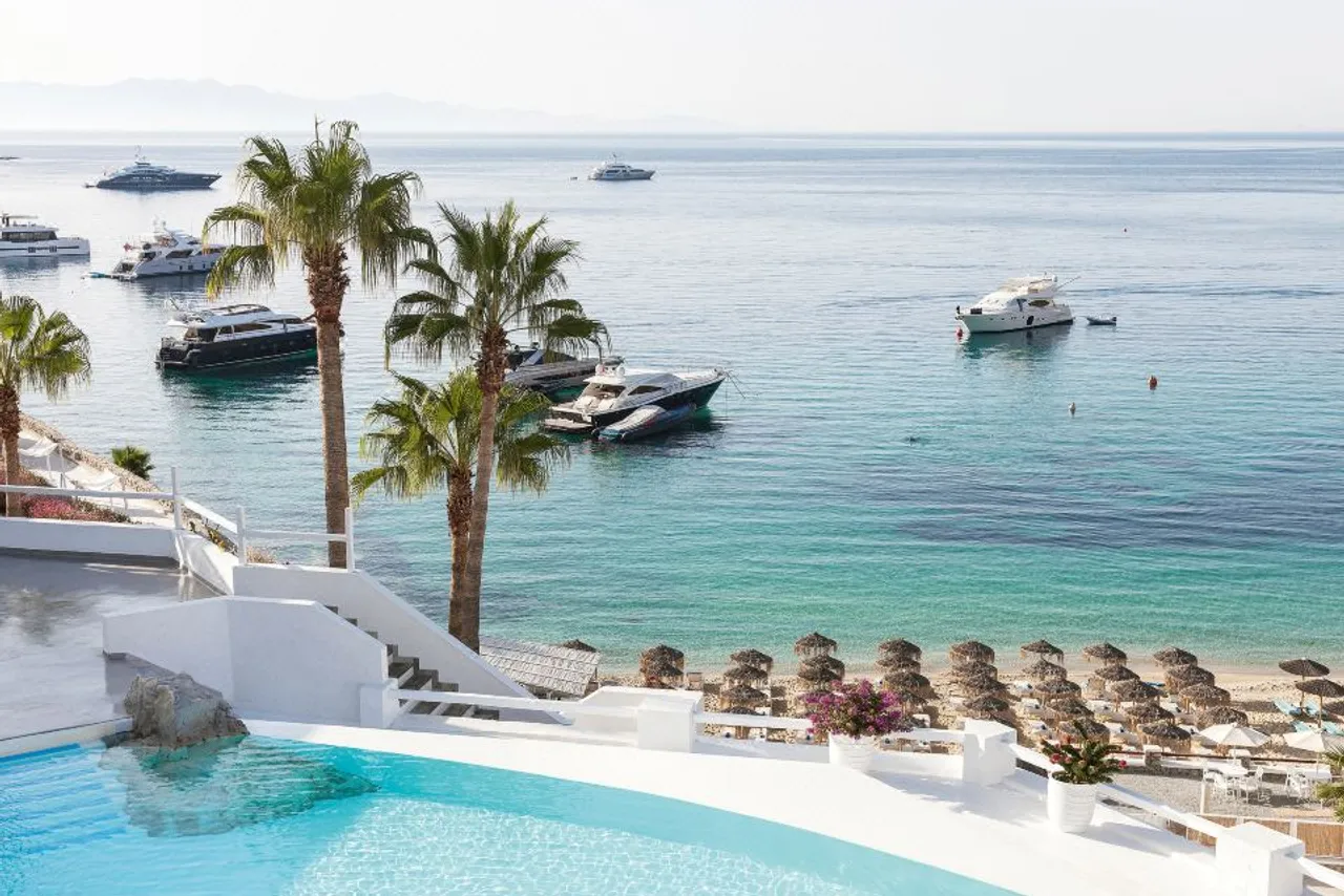Mykonos Blu, A Grecotel Resort to Live — rooms and atmosphere