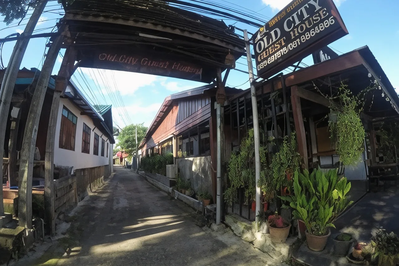 โรงแรม Old City Guest House โซนเมืองเก่า (Mueang Kao) เลขที่ 28/7 ถนนจรดวิถีถ่อง ฝั่งตะวันออกของอุทยานประวัติศาสตร์สุโขทัย — เดินถึงประตูอุทยานฯ ~600 ม. (~7 นาที) · ห่างเมืองสุโขทัยใหม่ ~12 กม.