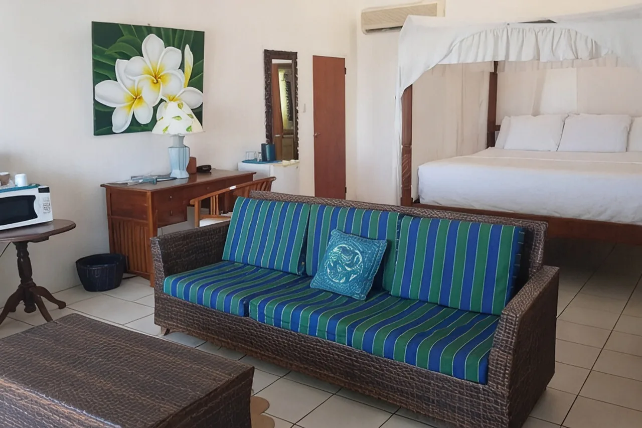 Oualie Beach Resort — ภาพห้องพักและบรรยากาศ