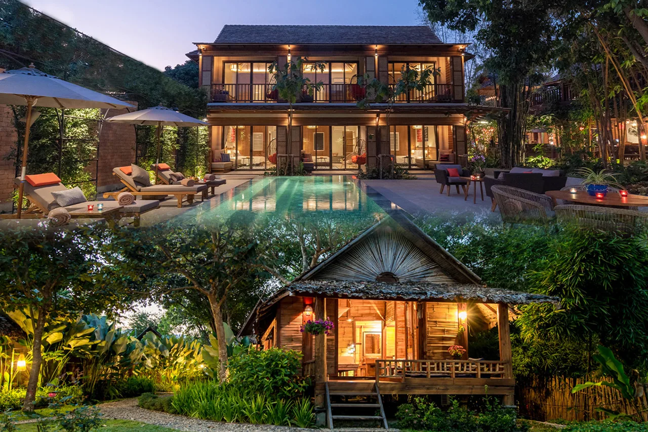 โรงแรม Pai Village Boutique Resort & Farm ใจกลางเมืองปาย — ห่างถนนคนเดินปายราว 170 ม. เดิน 2-3 นาที ใกล้แม่น้ำปายราว 100 ม.