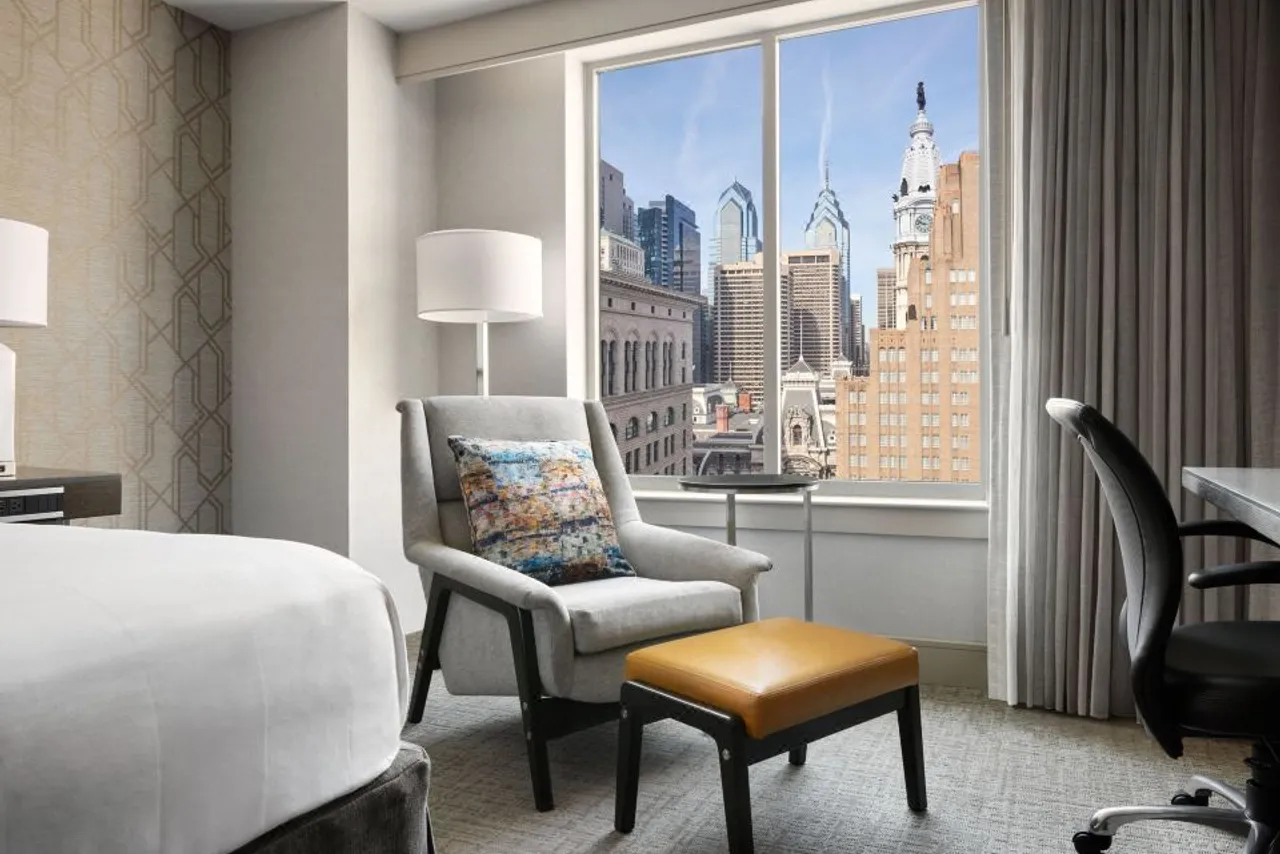 Philadelphia Marriott Downtown — ภาพห้องพักและบรรยากาศ