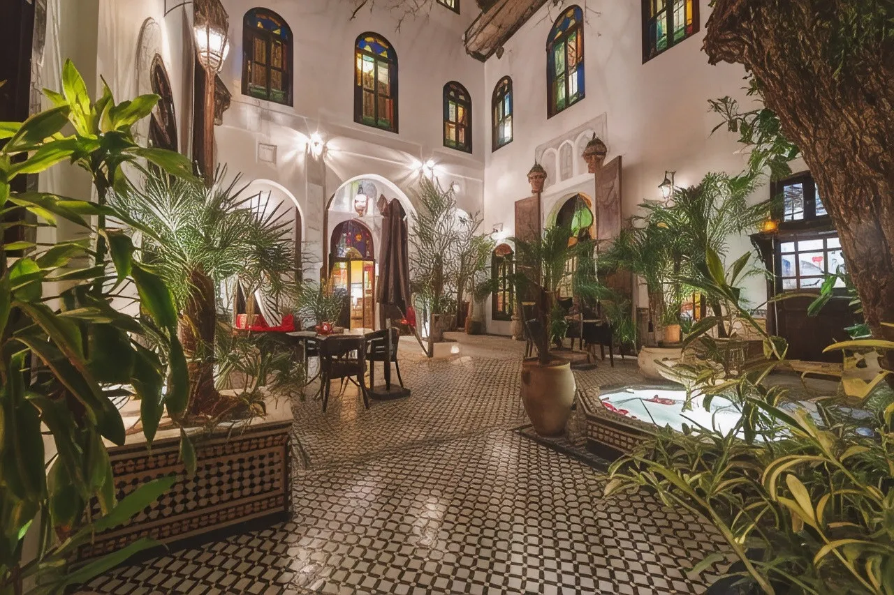 Riad Le Calife — ภาพห้องพักและบรรยากาศ