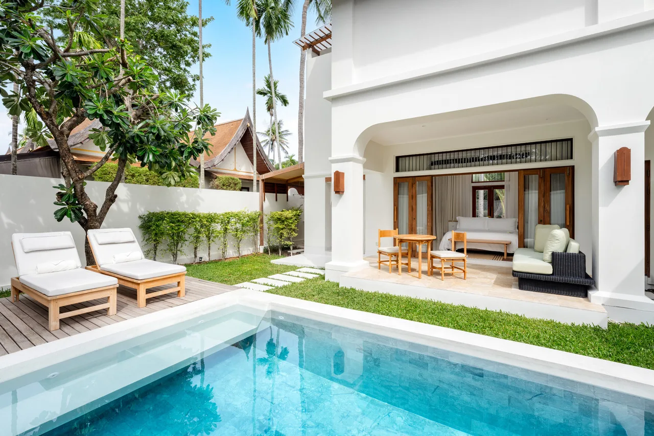 SALA Samui Choengmon Beach Resort — rooms and atmosphere