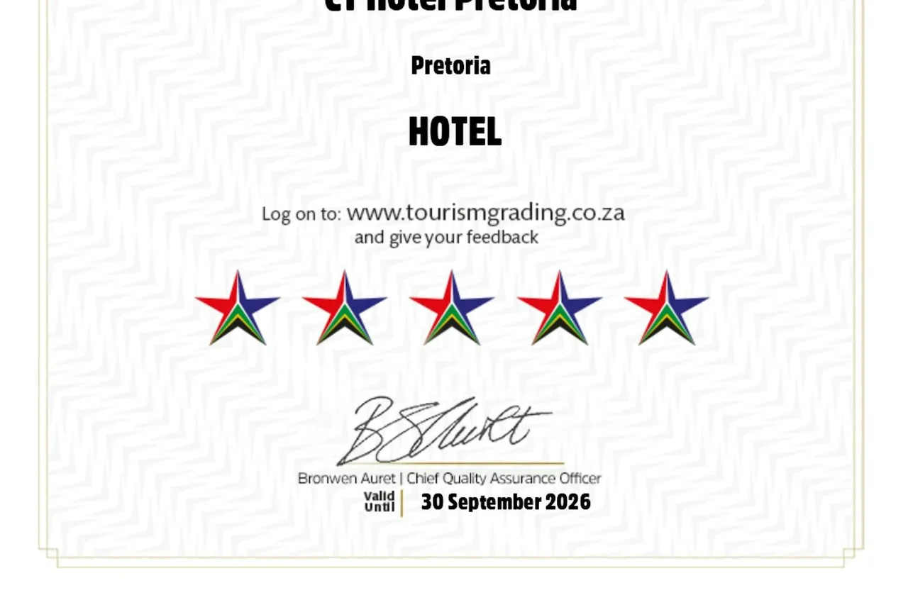 Sheraton Pretoria Hotel — ภาพห้องพักและบรรยากาศ