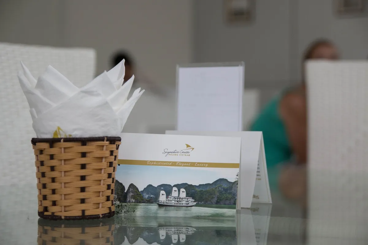 Signature Halong Cruise — rooms and atmosphere