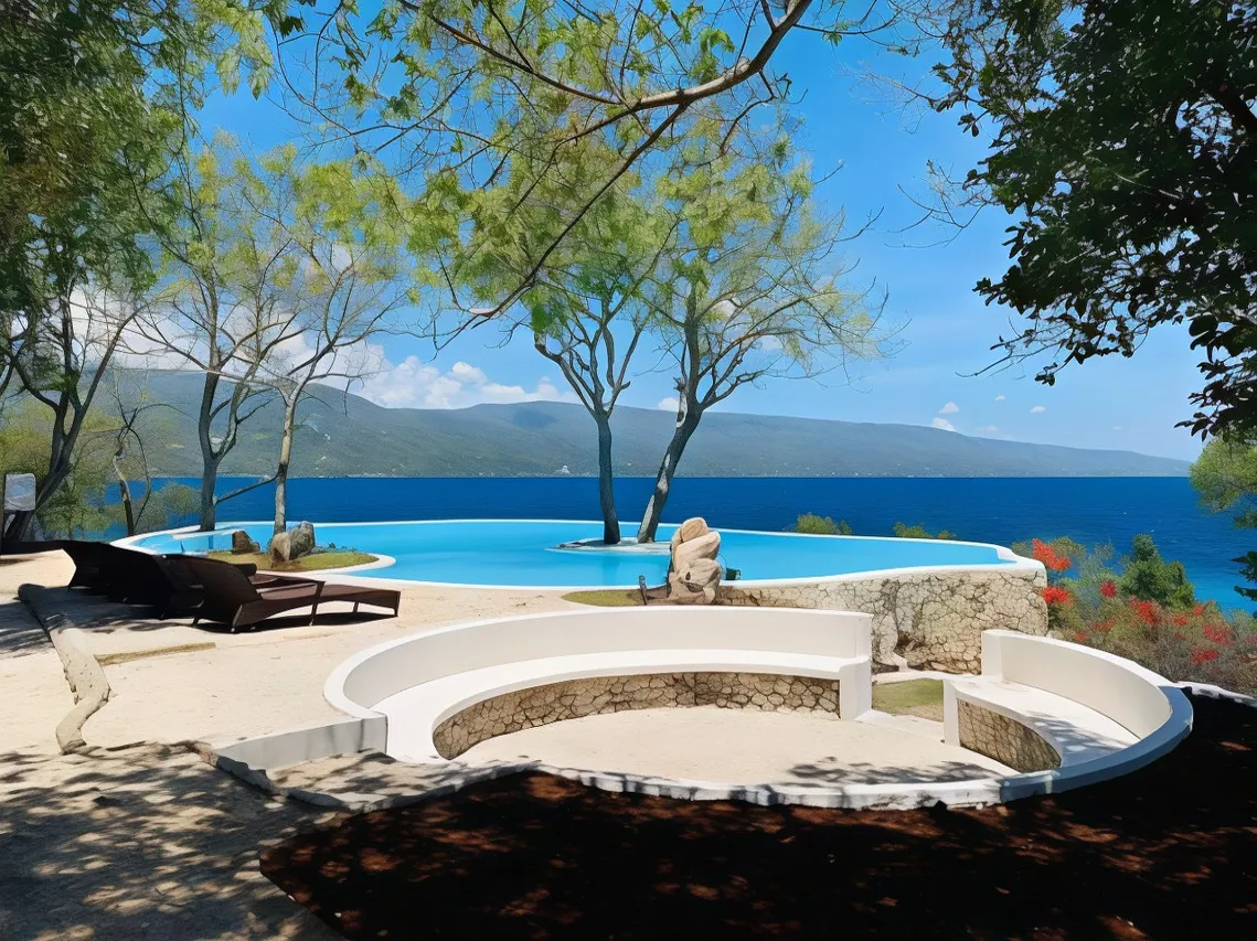 Sumilon Bluewater Island Resort — rooms and atmosphere