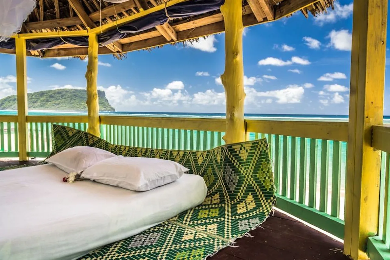 Taufua Beach Fales — ภาพห้องพักและบรรยากาศ
