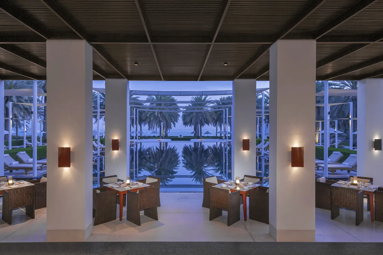 The Chedi Muscat — rooms and atmosphere