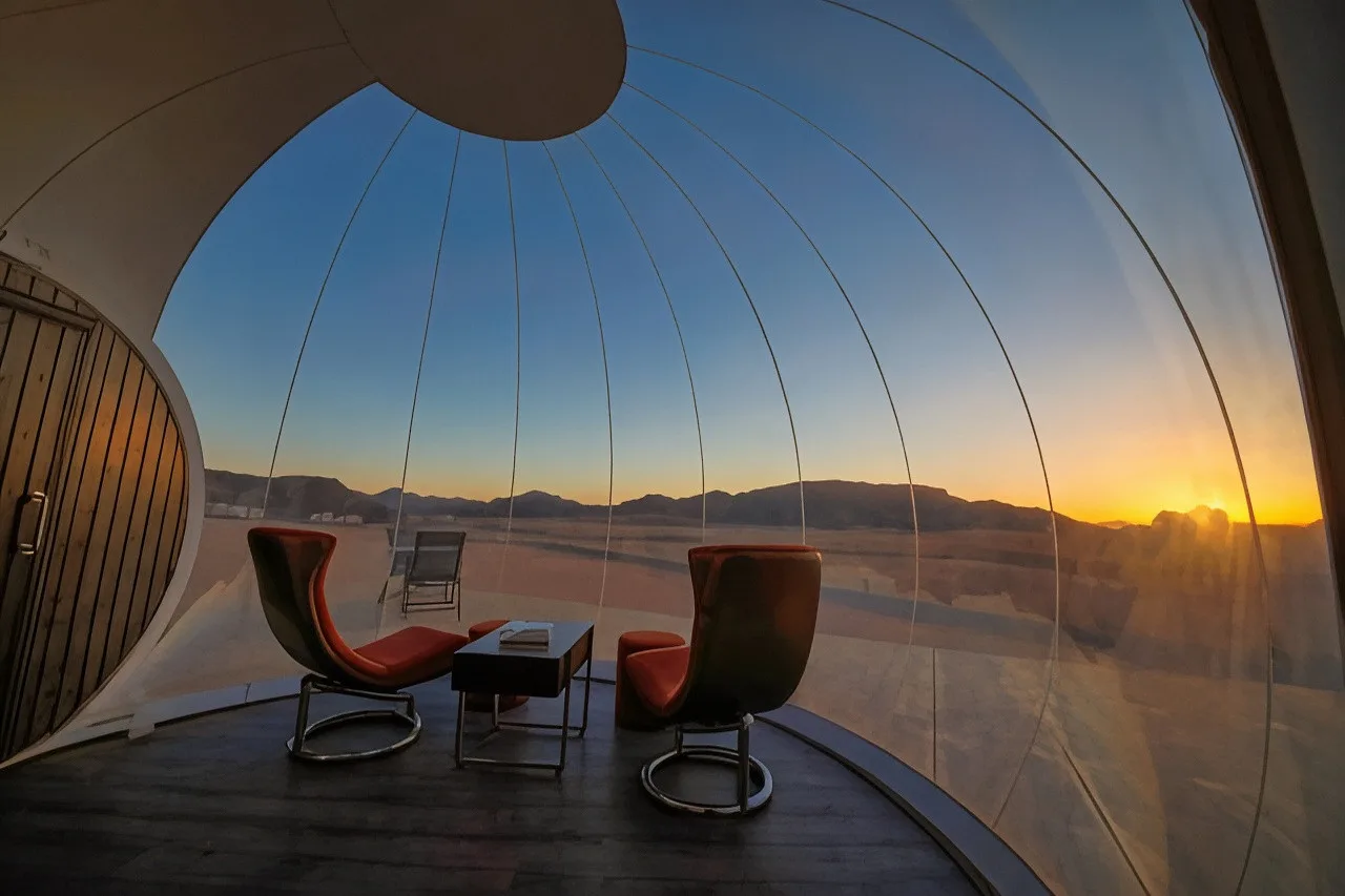 Wadi Rum Bubble Luxotel — ภาพห้องพักและบรรยากาศ