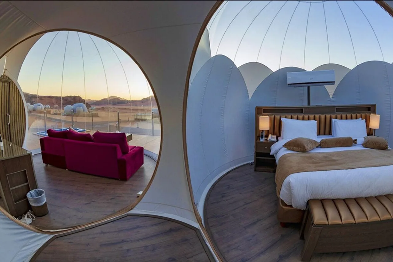 Wadi Rum Bubble Luxotel — ภาพห้องพักและบรรยากาศ