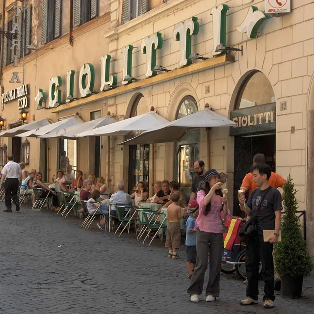 โจลิตติ (Giolitti) – เจลาโต riso (ข้าว) ในโรม