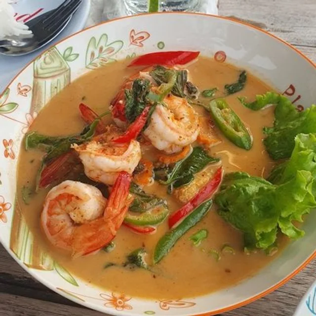 ช็อปเปอร์บาร์ – แกงเขียวหวานเต้าหู้ ในสุโขทัย