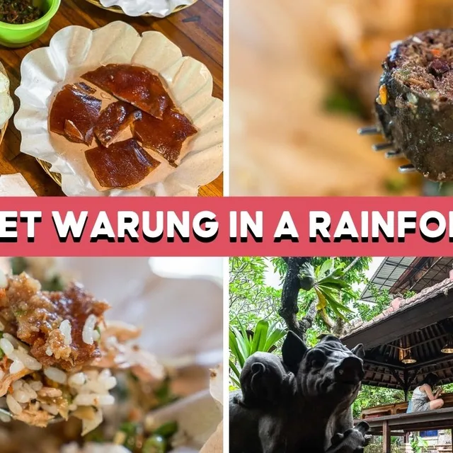 Warung Babi Guling Ibu Oka – Babi guling spesial (เซ็ตหมูหันรวม) ในอูบุด (บาหลี)
